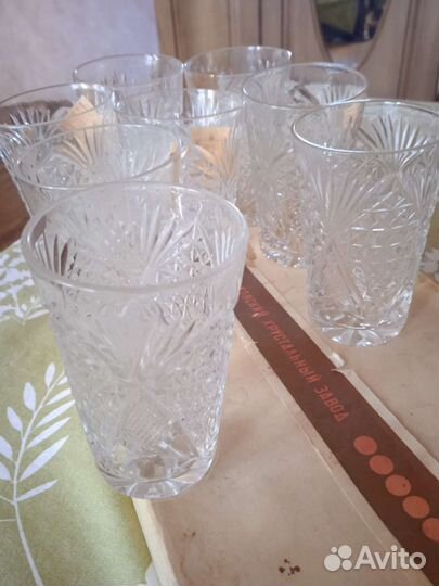 Хрустальные рюмки,стопки,кружки СССР винтаж