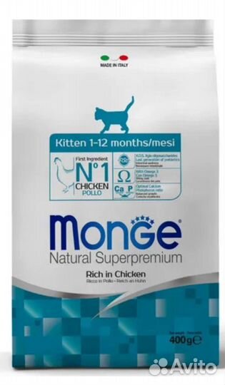 Корм для кошек Монж