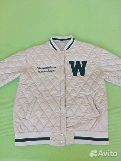 Куртка бомбер модная на девочку 146-158