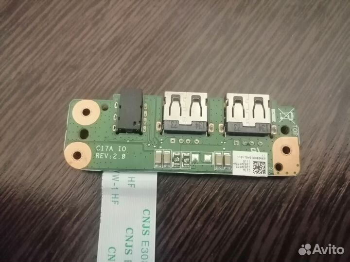 Плата USB C17A IO REV 2.0 для ноутбука DNS C15B