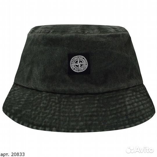 Панама Stone Island Зеленая