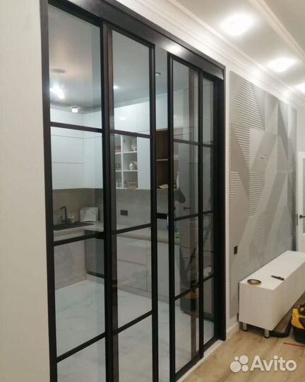 Перегородка из стекла