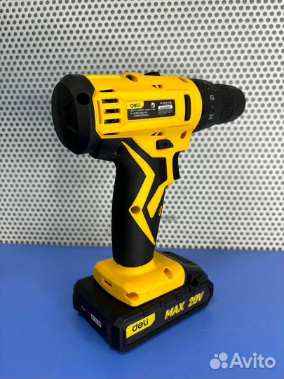 Аккумуляторная ударная дрель-шуруповерт deli DL-CZ