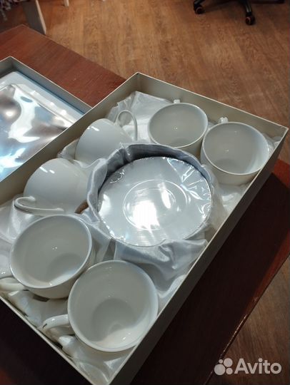 Набор чайный Коралл на 6 персон 