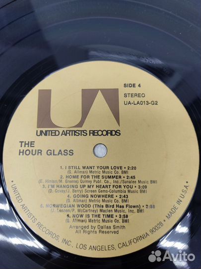 Hour Glass 2 LP USA EX 1973