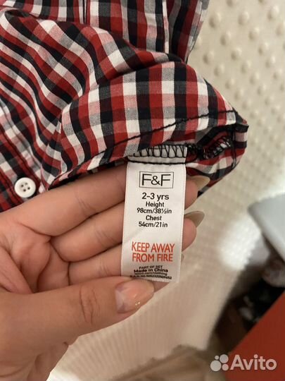 Рубашка на мальчика 2-3 года