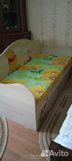 Детская кровать от 3 лет с матрасом бу