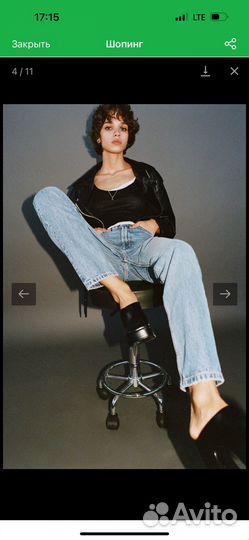 Джинсы zara новые