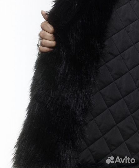 Шуба befree черная XS