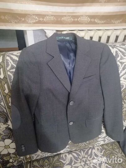 Школьная форма для мальчика серая