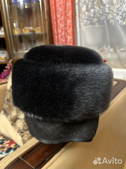 Меховая мужская кепка