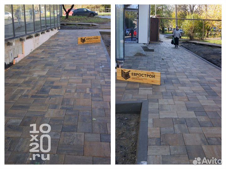 Тротуарная плитка, бордюры, газонная решетка