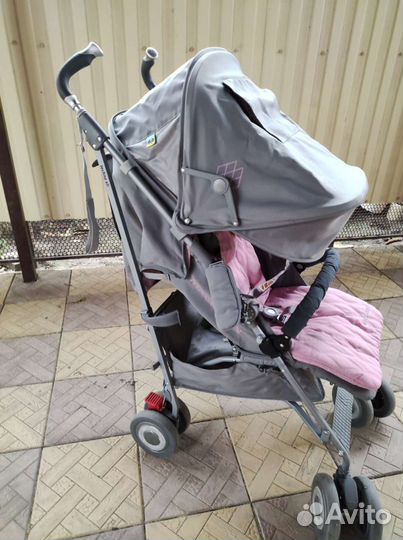 Коляска трость прогулочная maclaren techno xlr роз