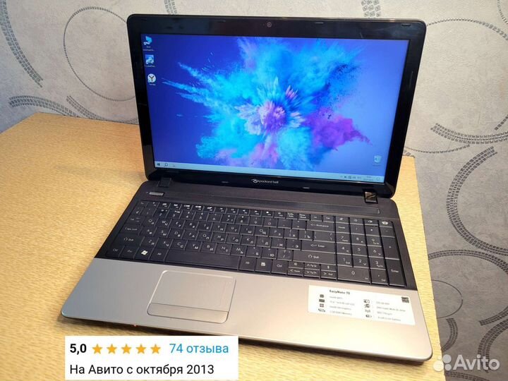 Ноутбук Асер, практически новый с ссд