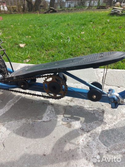 Самокат с цепным приводом