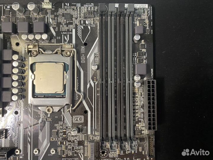 Плата asus Z270-P и Core i3-8100