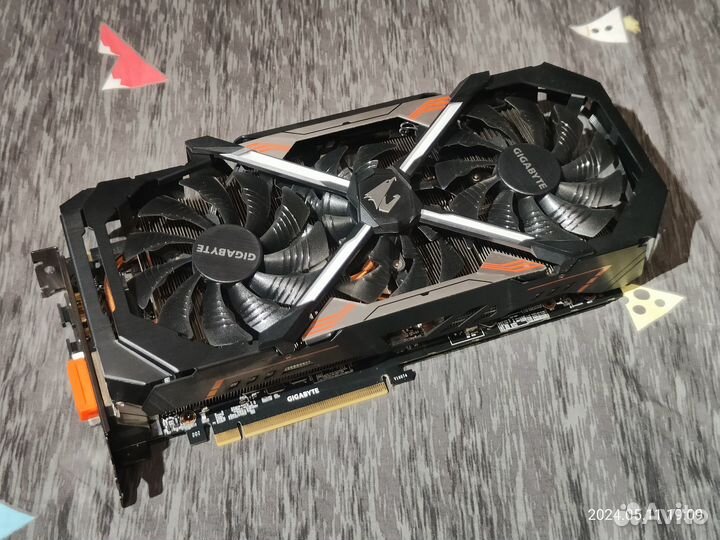 Видеокарта Gigabyte GeForce GTX 1070 8Gb aorus