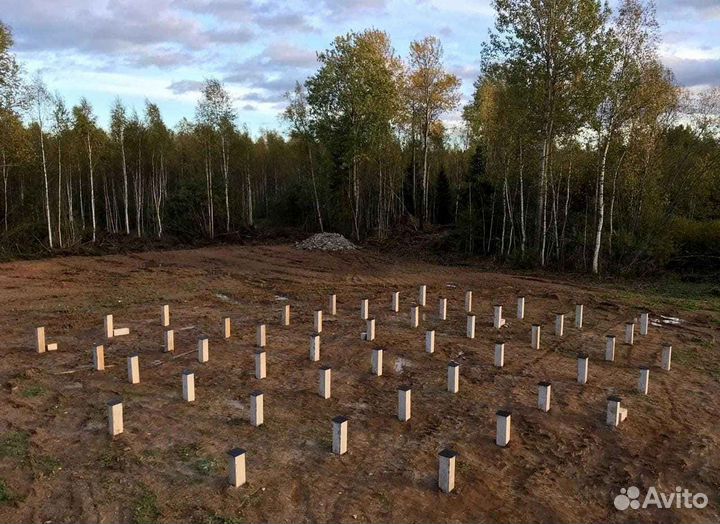 Сваи жб с установкой и монтажом