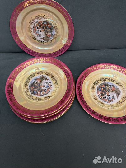 Набор десертных тарелок 19,5 см в диаметре