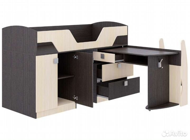 Кровать-чердак детская Лимбо