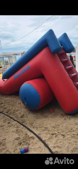 Надувные горки с бассейном