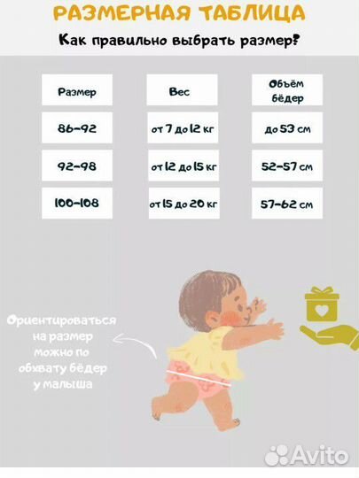 Трусики для приучения к горшку