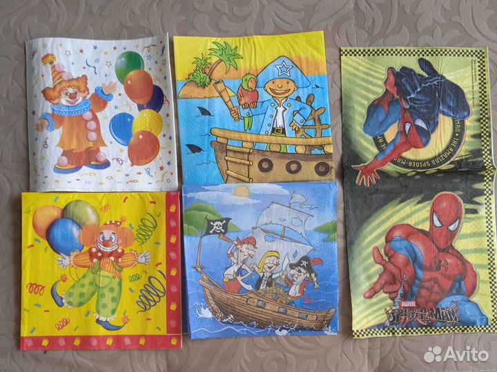 Салфетки для декупажа много