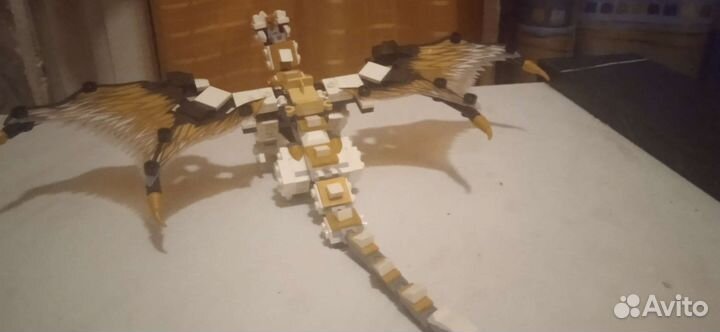 Лего дракон