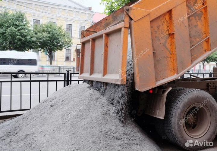 Окол, мура, бутовый камень, щебень с доставкой