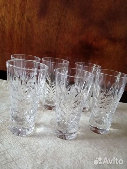 Хрусталь. Графины. Рога изобилия. СССР