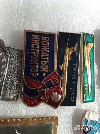 Значки СССР камаз вожатый инструктор туризм слет