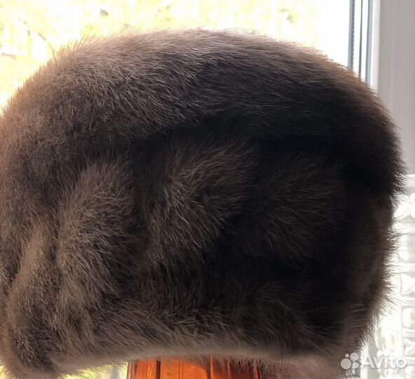 Шапка норковая женская