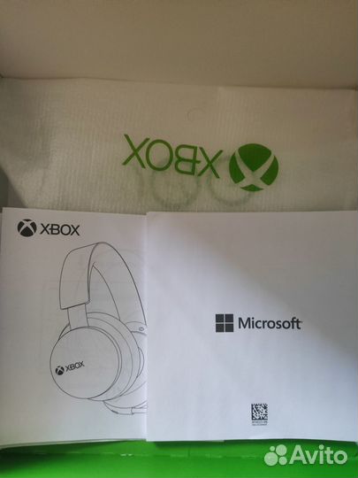 Беспроводные гарнитура Microsoft xbox+Адаптер xBox