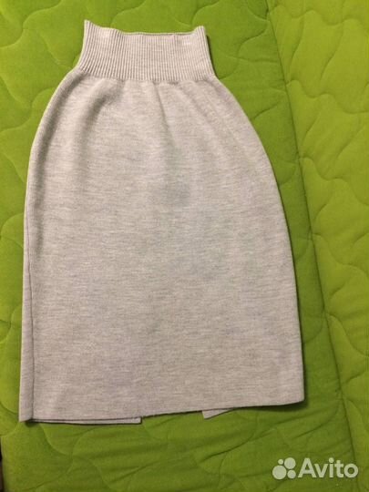 Юбка-миди шерсть меринос с кашемиром