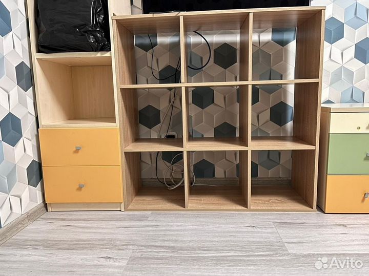 Стеллаж / Модуль / Стеллаж деревянный