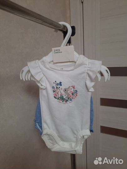 Комплект набор новый H&M 50-56р