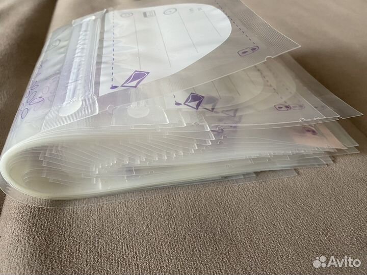 Пакеты для хранения грудного молока avent