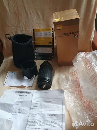 Объектив nikon 70 300 f4,5-5,6 AF-S VR