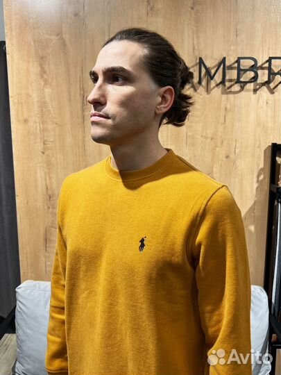 Мужской велюровый свитшот Ralph Lauren