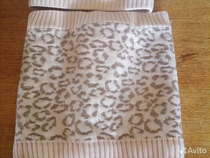 Комплект шапка и шарф для девочки