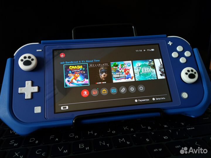 Nintendo Switch Lite 512Gb прошитая+40 игр (новая)