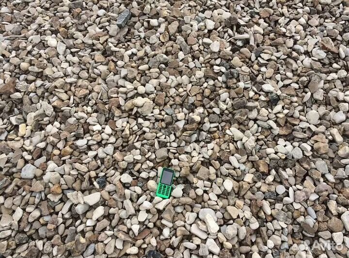 Щебень гравийный любой фракции с доставкой