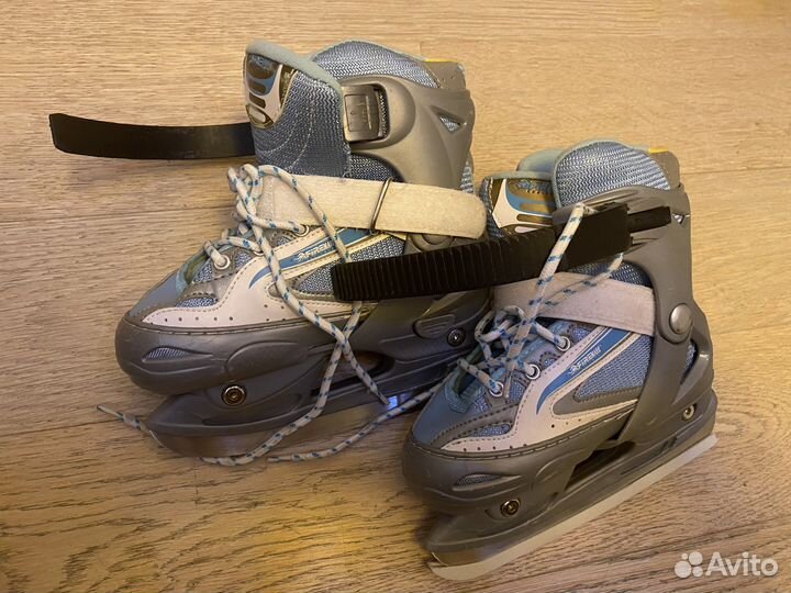 Коньки хоккейные детские раздвижные 29-33