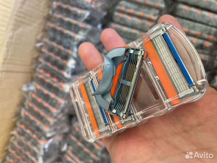 Кассеты лезвия для бритв Gillette fusion