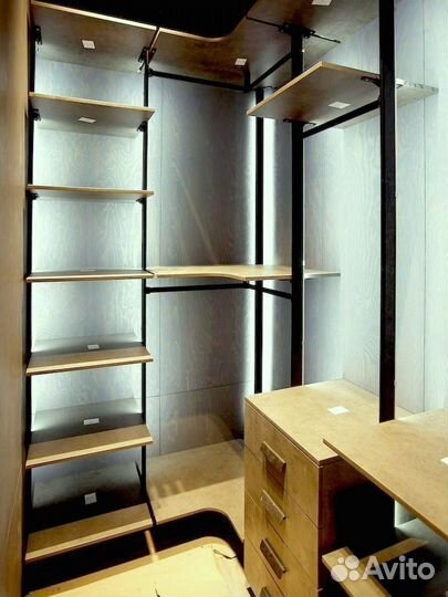 Гардеробные Лофт