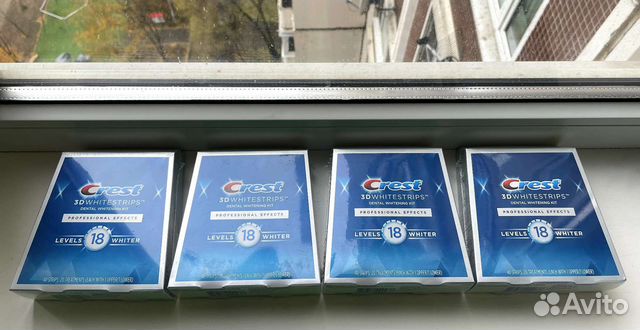 Полоски для отбеливания зубов Crest 18 Level