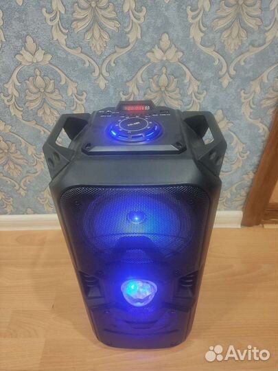 Музыкальная колонка с блютузом и караоке