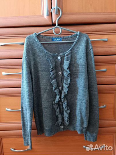 Кофта, для девочки, на пуговицах