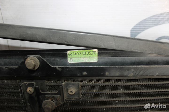 Радиатор кондиционера на Mercedes S-Class W140