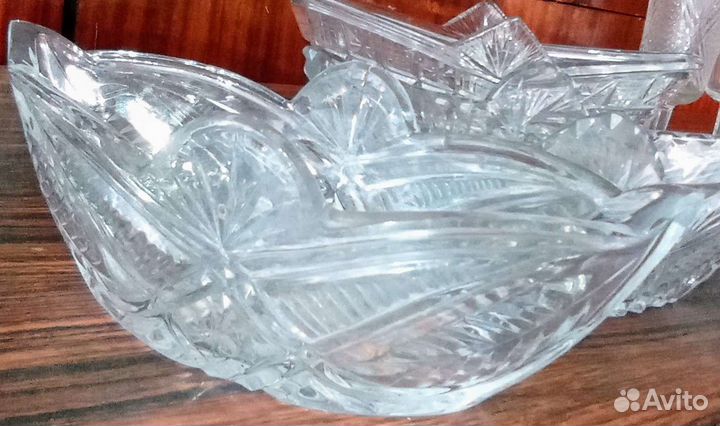Хрустальное блюдо СССР